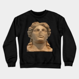 Goddess Hadrianic Baths Aphrodisias Cut Out Crewneck Sweatshirt